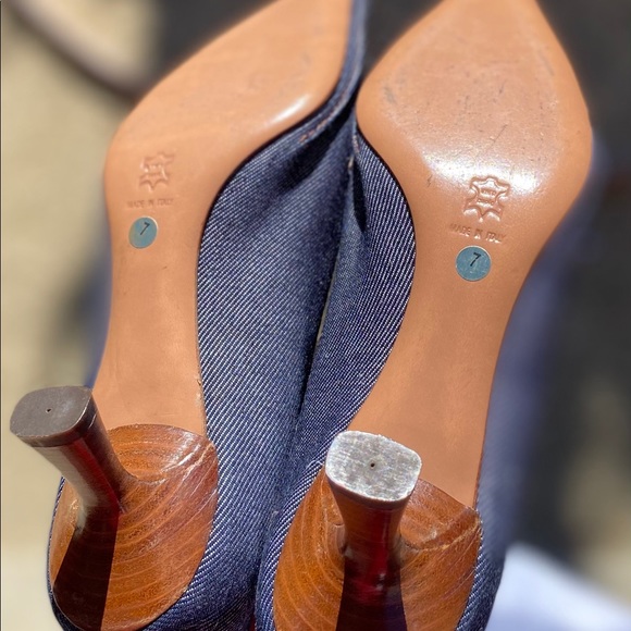 NW Lindsay Perry 🇮🇹 Made Pumps, Sz 37 or 7 - Picture 9 of 9
